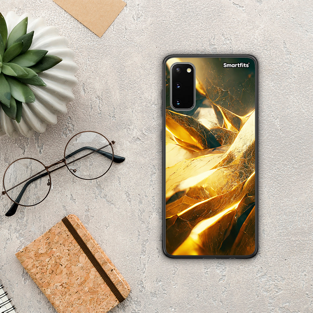 Real Gold - Samsung Galaxy S20 θήκη