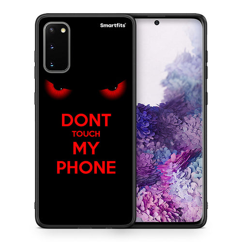 Θήκη Samsung S20 Touch My Phone από τη Smartfits με σχέδιο στο πίσω μέρος και μαύρο περίβλημα | Samsung S20 Touch My Phone case with colorful back and black bezels