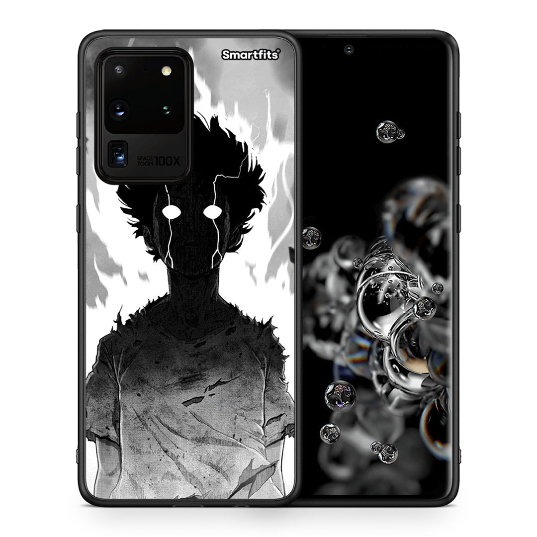 Θήκη Samsung S20 Ultra Anime Boy από τη Smartfits με σχέδιο στο πίσω μέρος και μαύρο περίβλημα | Samsung S20 Ultra Anime Boy case with colorful back and black bezels