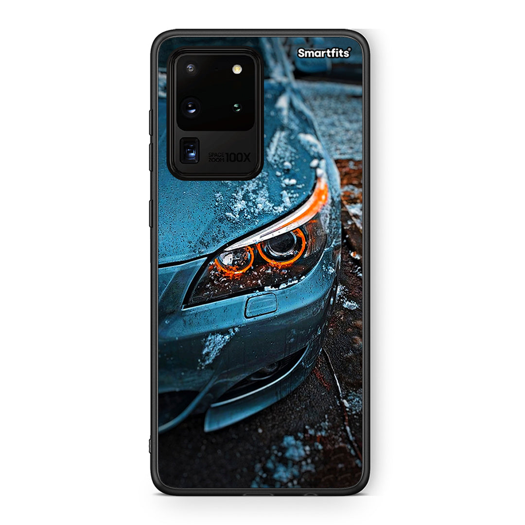 Samsung S20 Ultra Bmw E60 Θήκη από τη Smartfits με σχέδιο στο πίσω μέρος και μαύρο περίβλημα | Smartphone case with colorful back and black bezels by Smartfits