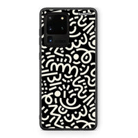 Thumbnail for Samsung S20 Ultra Doodle Art Θήκη από τη Smartfits με σχέδιο στο πίσω μέρος και μαύρο περίβλημα | Smartphone case with colorful back and black bezels by Smartfits