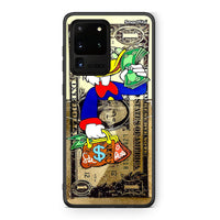 Thumbnail for Samsung S20 Ultra Duck Money Θήκη από τη Smartfits με σχέδιο στο πίσω μέρος και μαύρο περίβλημα | Smartphone case with colorful back and black bezels by Smartfits
