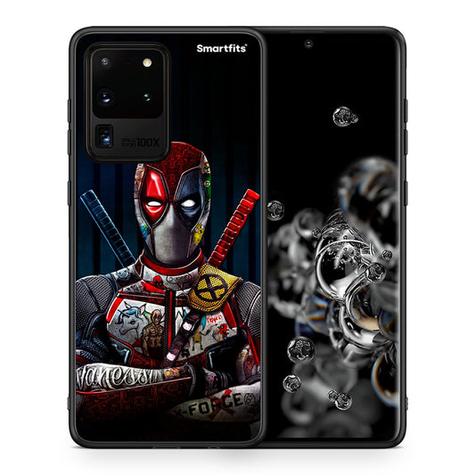 Θήκη Samsung S20 Ultra Funny Guy από τη Smartfits με σχέδιο στο πίσω μέρος και μαύρο περίβλημα | Samsung S20 Ultra Funny Guy case with colorful back and black bezels