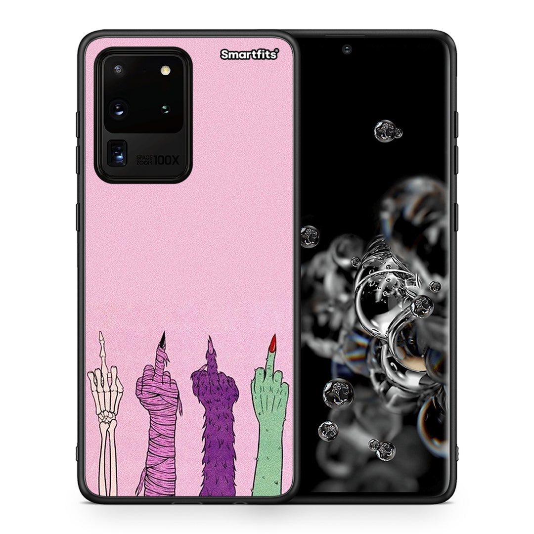 Θήκη Samsung S20 Ultra Halloween Be A Lady από τη Smartfits με σχέδιο στο πίσω μέρος και μαύρο περίβλημα | Samsung S20 Ultra Halloween Be A Lady case with colorful back and black bezels