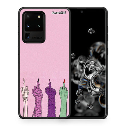 Θήκη Samsung S20 Ultra Halloween Be A Lady από τη Smartfits με σχέδιο στο πίσω μέρος και μαύρο περίβλημα | Samsung S20 Ultra Halloween Be A Lady case with colorful back and black bezels