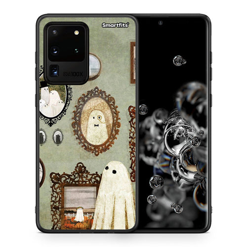 Θήκη Samsung S20 Ultra Halloween Ghost Season από τη Smartfits με σχέδιο στο πίσω μέρος και μαύρο περίβλημα | Samsung S20 Ultra Halloween Ghost Season case with colorful back and black bezels