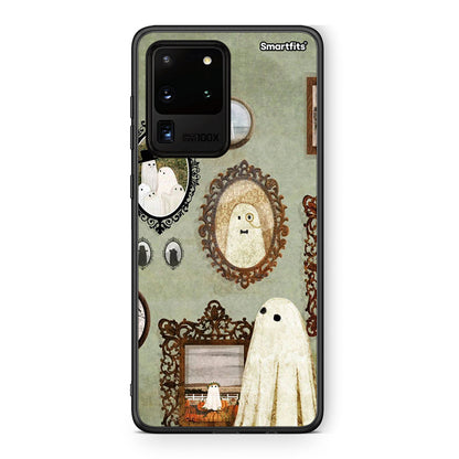 Samsung S20 Ultra Halloween Ghost Season Θήκη από τη Smartfits με σχέδιο στο πίσω μέρος και μαύρο περίβλημα | Smartphone case with colorful back and black bezels by Smartfits