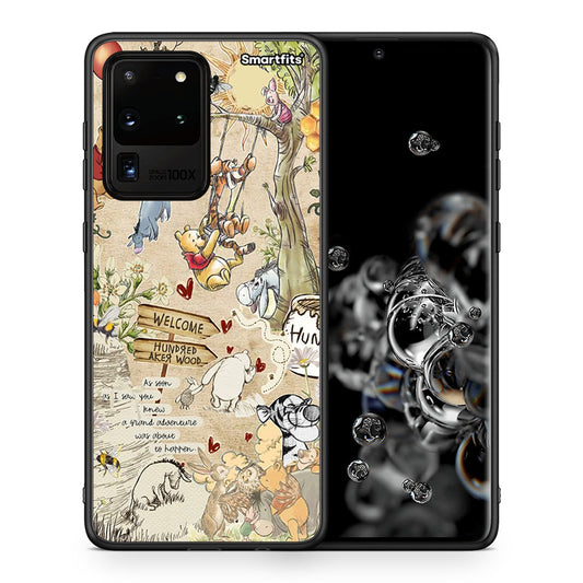 Θήκη Samsung S20 Ultra Happy Friends από τη Smartfits με σχέδιο στο πίσω μέρος και μαύρο περίβλημα | Samsung S20 Ultra Happy Friends case with colorful back and black bezels