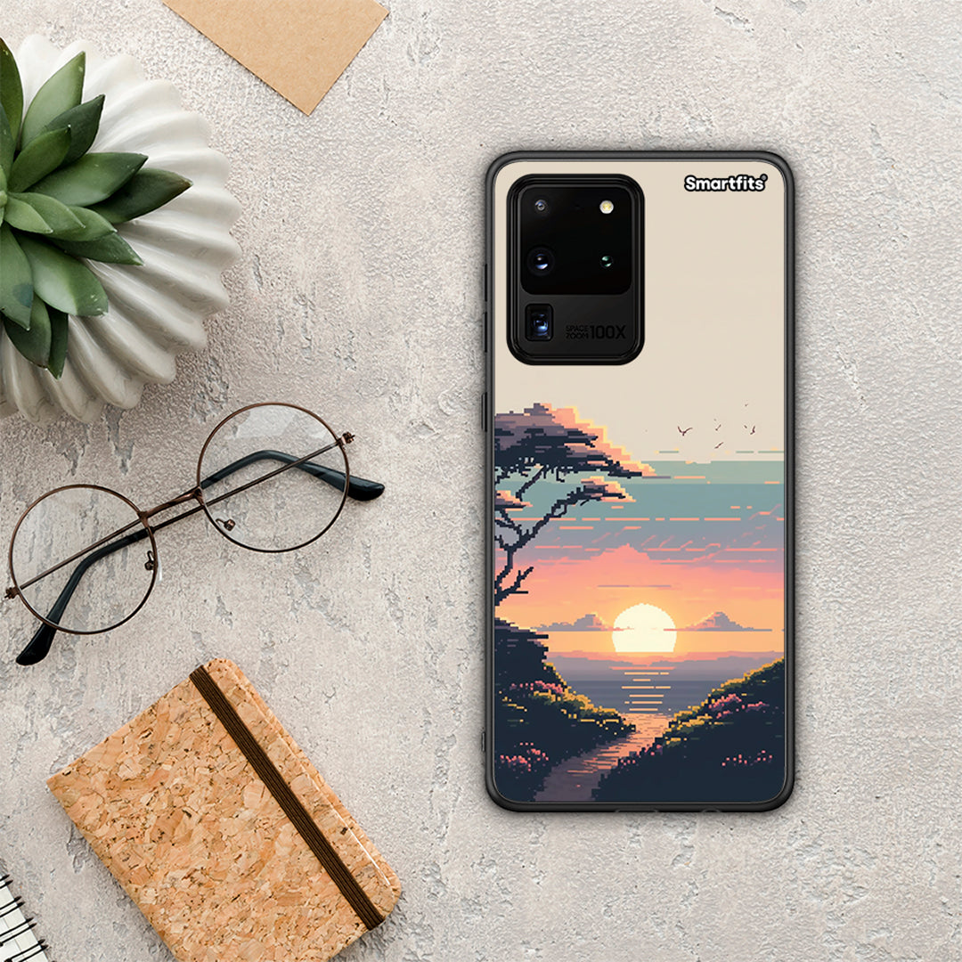 Pixel Sunset - Samsung Galaxy S20 Ultra θήκη