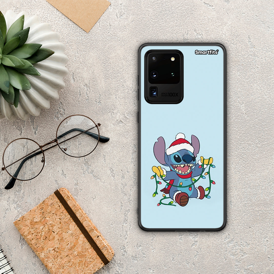 Santa Stich - Samsung Galaxy S20 Ultra θήκη