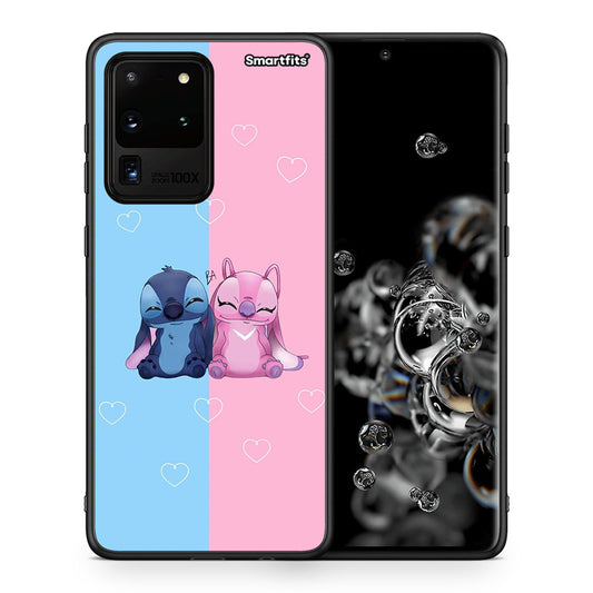 Θήκη Samsung S20 Ultra Stitch And Angel από τη Smartfits με σχέδιο στο πίσω μέρος και μαύρο περίβλημα | Samsung S20 Ultra Stitch And Angel case with colorful back and black bezels