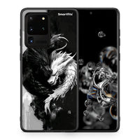 Thumbnail for Θήκη Samsung S20 Ultra Yin Yang από τη Smartfits με σχέδιο στο πίσω μέρος και μαύρο περίβλημα | Samsung S20 Ultra Yin Yang case with colorful back and black bezels