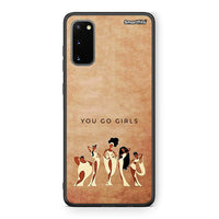 Thumbnail for Samsung S20 You Go Girl θήκη από τη Smartfits με σχέδιο στο πίσω μέρος και μαύρο περίβλημα | Smartphone case with colorful back and black bezels by Smartfits