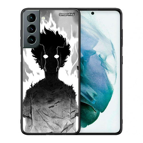 Θήκη Samsung S21 Anime Boy από τη Smartfits με σχέδιο στο πίσω μέρος και μαύρο περίβλημα | Samsung S21 Anime Boy case with colorful back and black bezels