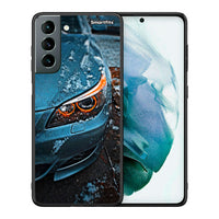 Thumbnail for Θήκη Samsung S21 Bmw E60 από τη Smartfits με σχέδιο στο πίσω μέρος και μαύρο περίβλημα | Samsung S21 Bmw E60 case with colorful back and black bezels