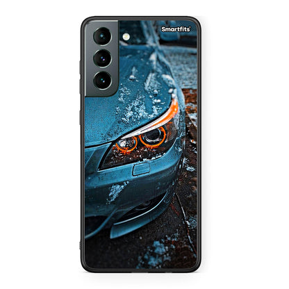 Samsung S21 Bmw E60 Θήκη από τη Smartfits με σχέδιο στο πίσω μέρος και μαύρο περίβλημα | Smartphone case with colorful back and black bezels by Smartfits