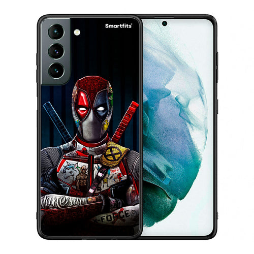 Θήκη Samsung S21 Funny Guy από τη Smartfits με σχέδιο στο πίσω μέρος και μαύρο περίβλημα | Samsung S21 Funny Guy case with colorful back and black bezels