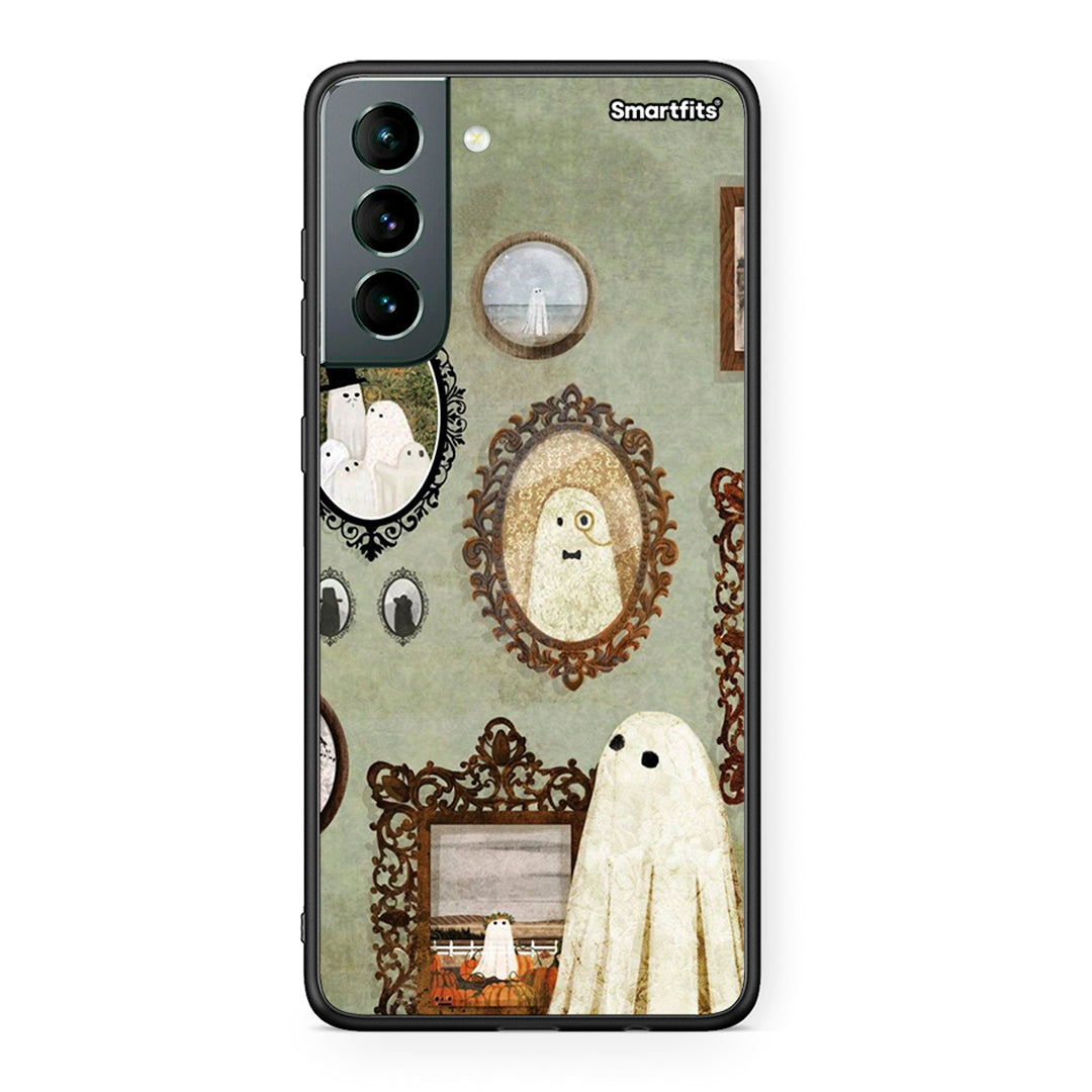Samsung S21 Halloween Ghost Season Θήκη από τη Smartfits με σχέδιο στο πίσω μέρος και μαύρο περίβλημα | Smartphone case with colorful back and black bezels by Smartfits