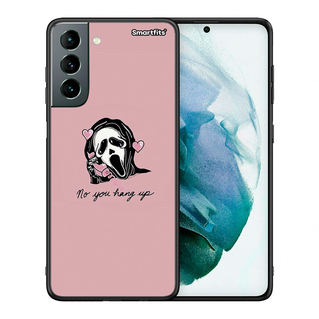 Θήκη Samsung S21 Halloween Hang Up από τη Smartfits με σχέδιο στο πίσω μέρος και μαύρο περίβλημα | Samsung S21 Halloween Hang Up case with colorful back and black bezels