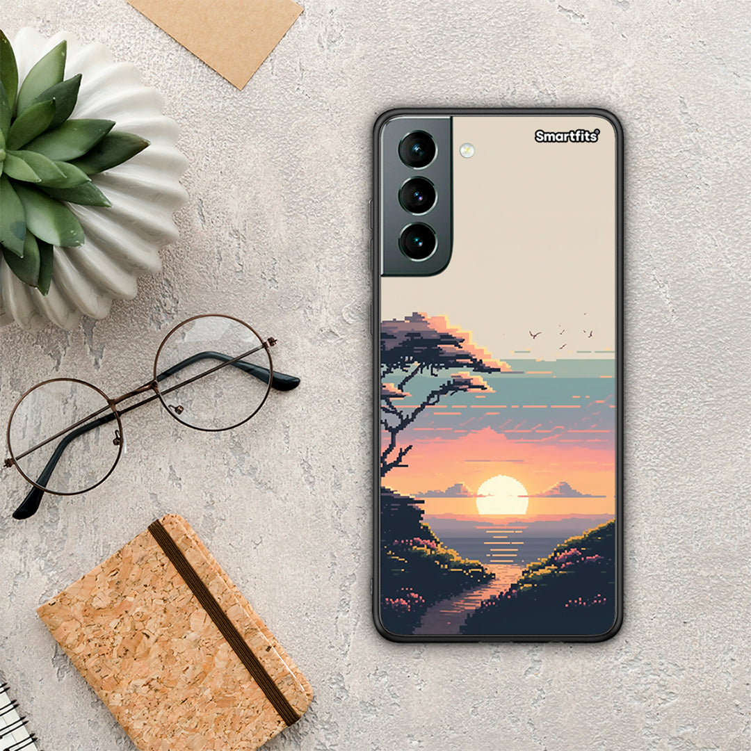 Pixel Sunset - Samsung Galaxy S21 θήκη