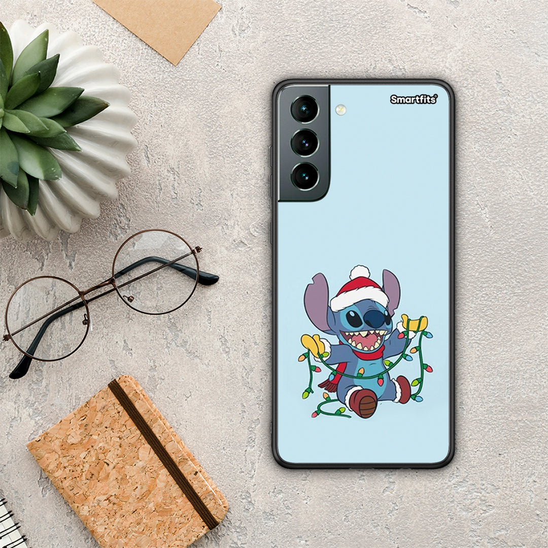 Santa Stich - Samsung Galaxy S21 θήκη