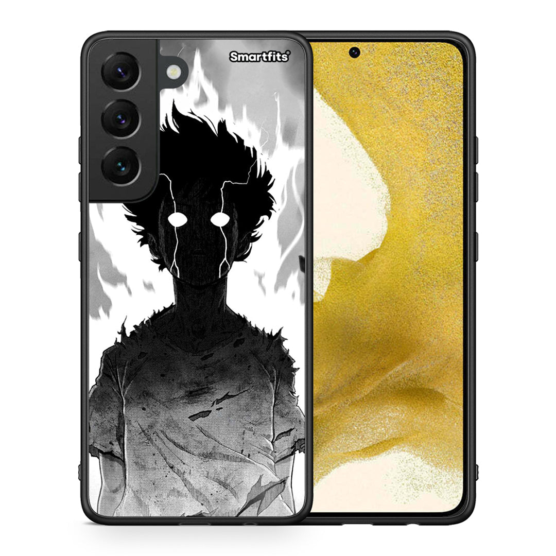Θήκη Samsung S22 Anime Boy από τη Smartfits με σχέδιο στο πίσω μέρος και μαύρο περίβλημα | Samsung S22 Anime Boy case with colorful back and black bezels