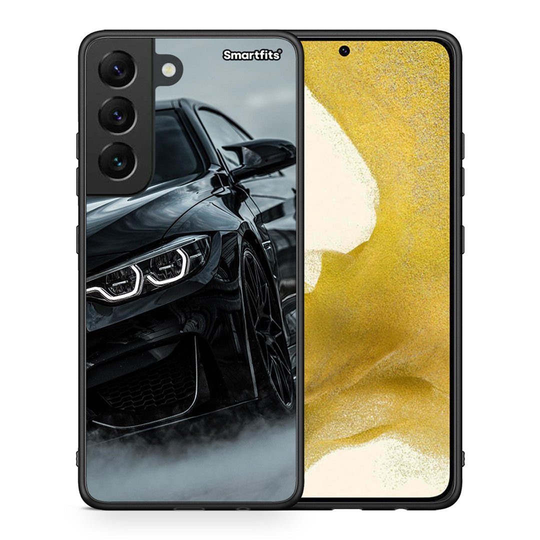 Θήκη Samsung S22 Black BMW από τη Smartfits με σχέδιο στο πίσω μέρος και μαύρο περίβλημα | Samsung S22 Black BMW case with colorful back and black bezels