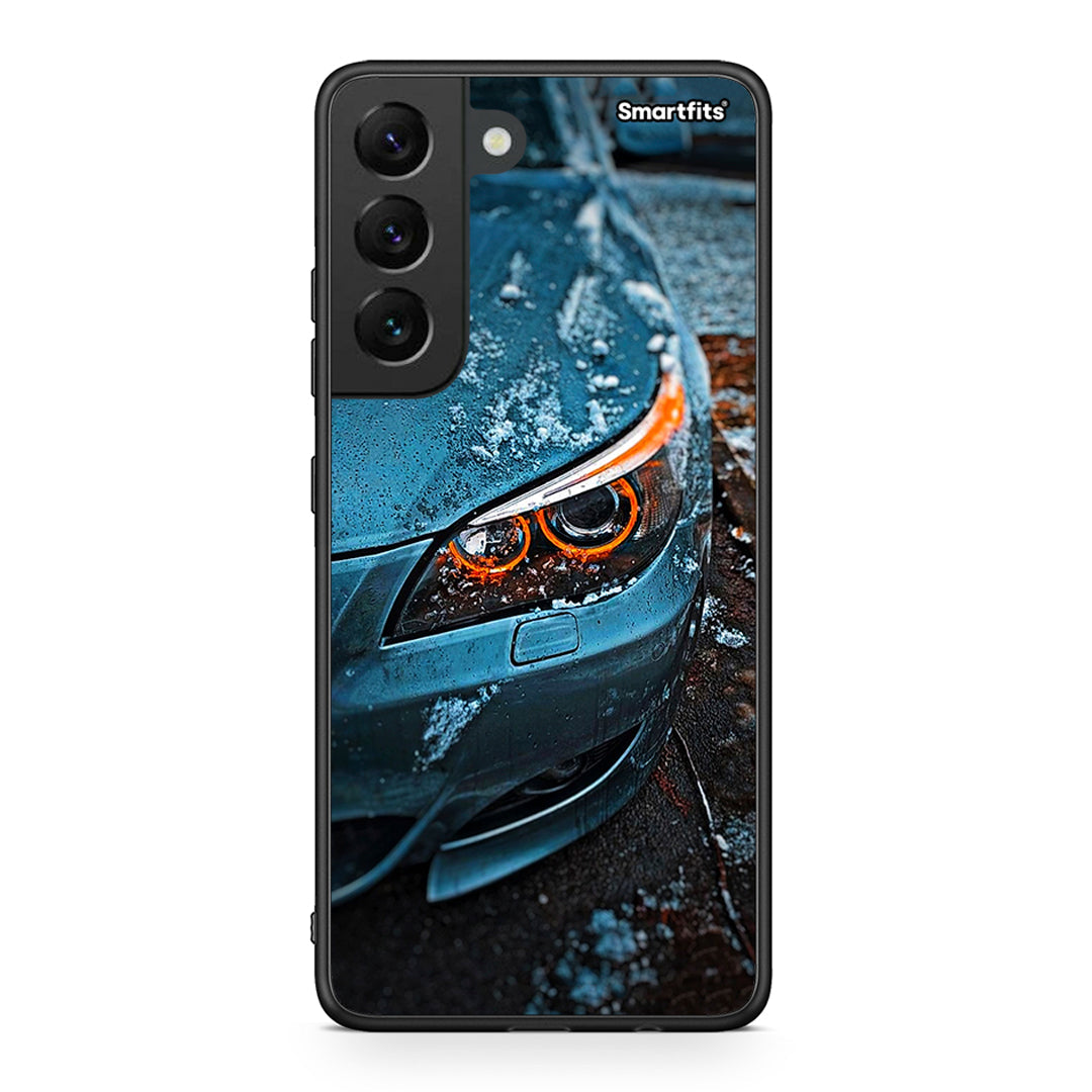 Samsung S22 Bmw E60 Θήκη από τη Smartfits με σχέδιο στο πίσω μέρος και μαύρο περίβλημα | Smartphone case with colorful back and black bezels by Smartfits