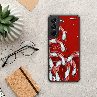 Candy Cane - Samsung Galaxy S22 θήκη