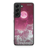 Thumbnail for Samsung S22 Pink Moon Θήκη από τη Smartfits με σχέδιο στο πίσω μέρος και μαύρο περίβλημα | Smartphone case with colorful back and black bezels by Smartfits