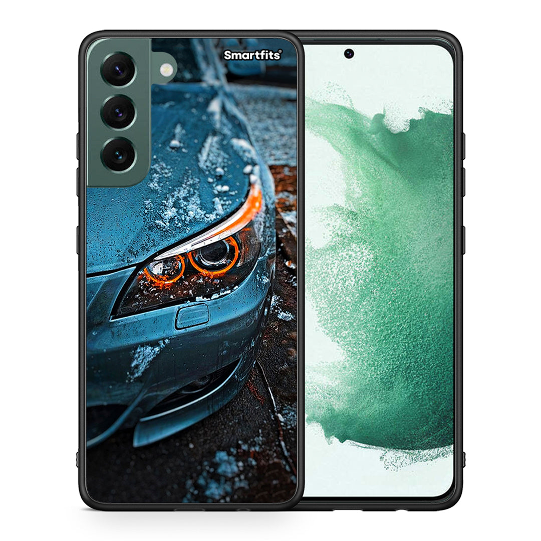 Θήκη Samsung S22 Plus Bmw E60 από τη Smartfits με σχέδιο στο πίσω μέρος και μαύρο περίβλημα | Samsung S22 Plus Bmw E60 case with colorful back and black bezels