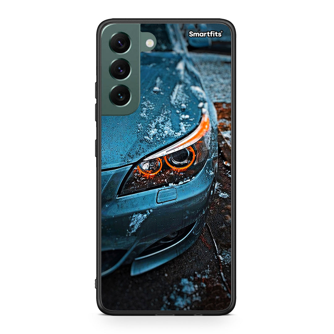 Samsung S22 Plus Bmw E60 Θήκη από τη Smartfits με σχέδιο στο πίσω μέρος και μαύρο περίβλημα | Smartphone case with colorful back and black bezels by Smartfits