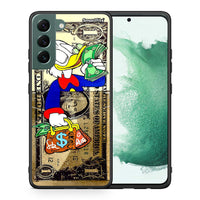 Thumbnail for Θήκη Samsung S22 Plus Duck Money από τη Smartfits με σχέδιο στο πίσω μέρος και μαύρο περίβλημα | Samsung S22 Plus Duck Money case with colorful back and black bezels