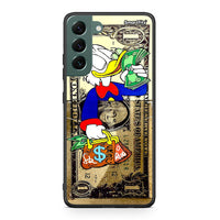 Thumbnail for Samsung S22 Plus Duck Money Θήκη από τη Smartfits με σχέδιο στο πίσω μέρος και μαύρο περίβλημα | Smartphone case with colorful back and black bezels by Smartfits