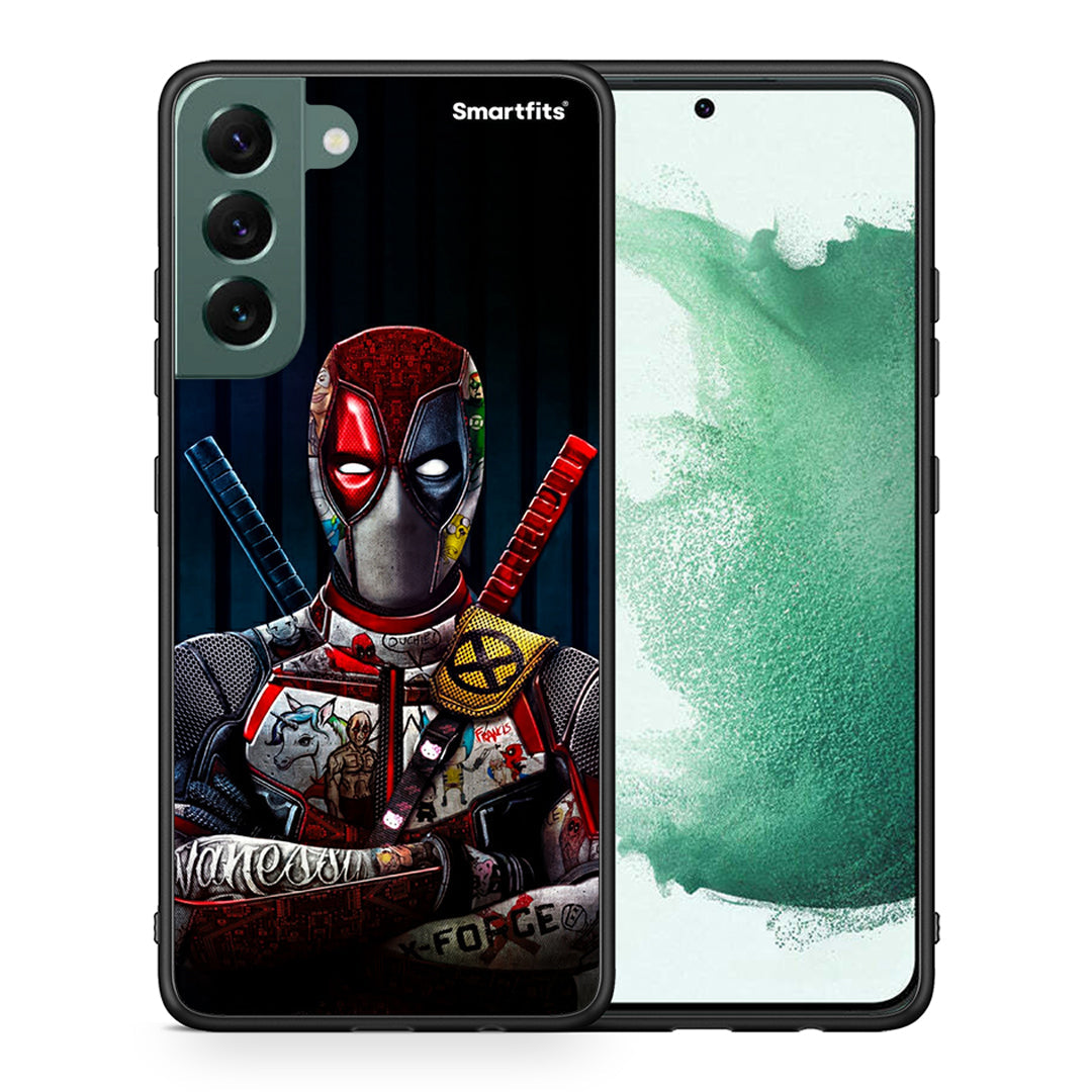 Θήκη Samsung S22 Plus Funny Guy από τη Smartfits με σχέδιο στο πίσω μέρος και μαύρο περίβλημα | Samsung S22 Plus Funny Guy case with colorful back and black bezels