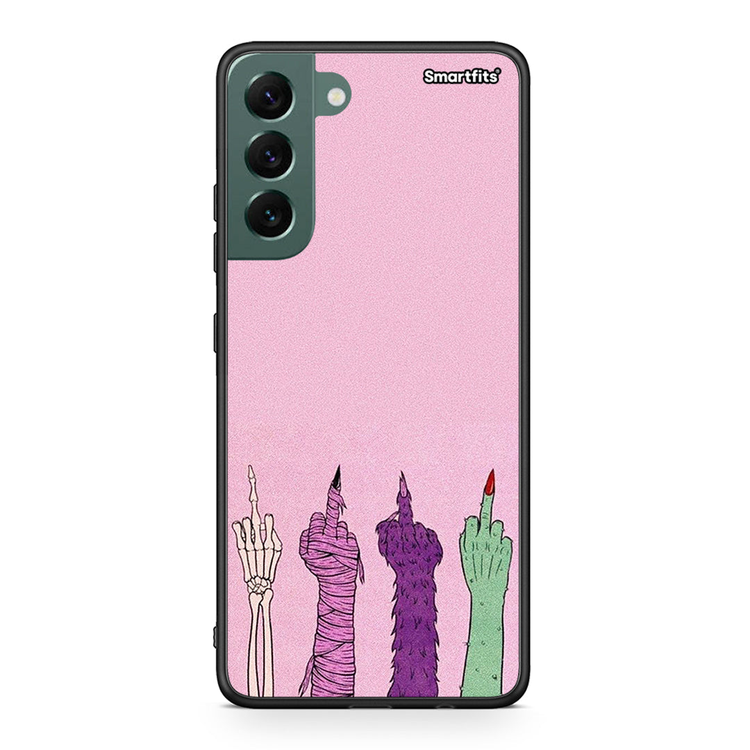 Samsung S22 Plus Halloween Be A Lady Θήκη από τη Smartfits με σχέδιο στο πίσω μέρος και μαύρο περίβλημα | Smartphone case with colorful back and black bezels by Smartfits