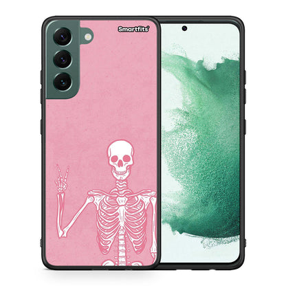 Θήκη Samsung S22 Plus Halloween Motivation από τη Smartfits με σχέδιο στο πίσω μέρος και μαύρο περίβλημα | Samsung S22 Plus Halloween Motivation case with colorful back and black bezels