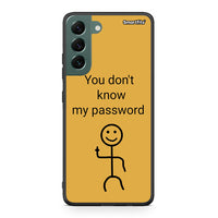 Thumbnail for Samsung S22 Plus My Password Θήκη από τη Smartfits με σχέδιο στο πίσω μέρος και μαύρο περίβλημα | Smartphone case with colorful back and black bezels by Smartfits