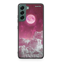 Thumbnail for Samsung S22 Plus Pink Moon Θήκη από τη Smartfits με σχέδιο στο πίσω μέρος και μαύρο περίβλημα | Smartphone case with colorful back and black bezels by Smartfits