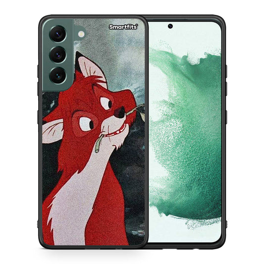 Θήκη Samsung S22 Plus Tod And Vixey Love 1 από τη Smartfits με σχέδιο στο πίσω μέρος και μαύρο περίβλημα | Samsung S22 Plus Tod And Vixey Love 1 case with colorful back and black bezels