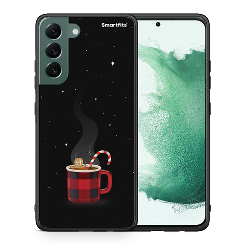 Θήκη Samsung S22 Plus Xmas Bathing από τη Smartfits με σχέδιο στο πίσω μέρος και μαύρο περίβλημα | Samsung S22 Plus Xmas Bathing case with colorful back and black bezels