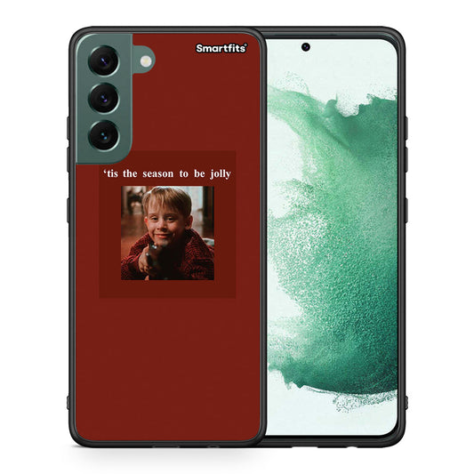 Θήκη Samsung S22 Plus Xmas Ultimate Spirit από τη Smartfits με σχέδιο στο πίσω μέρος και μαύρο περίβλημα | Samsung S22 Plus Xmas Ultimate Spirit case with colorful back and black bezels