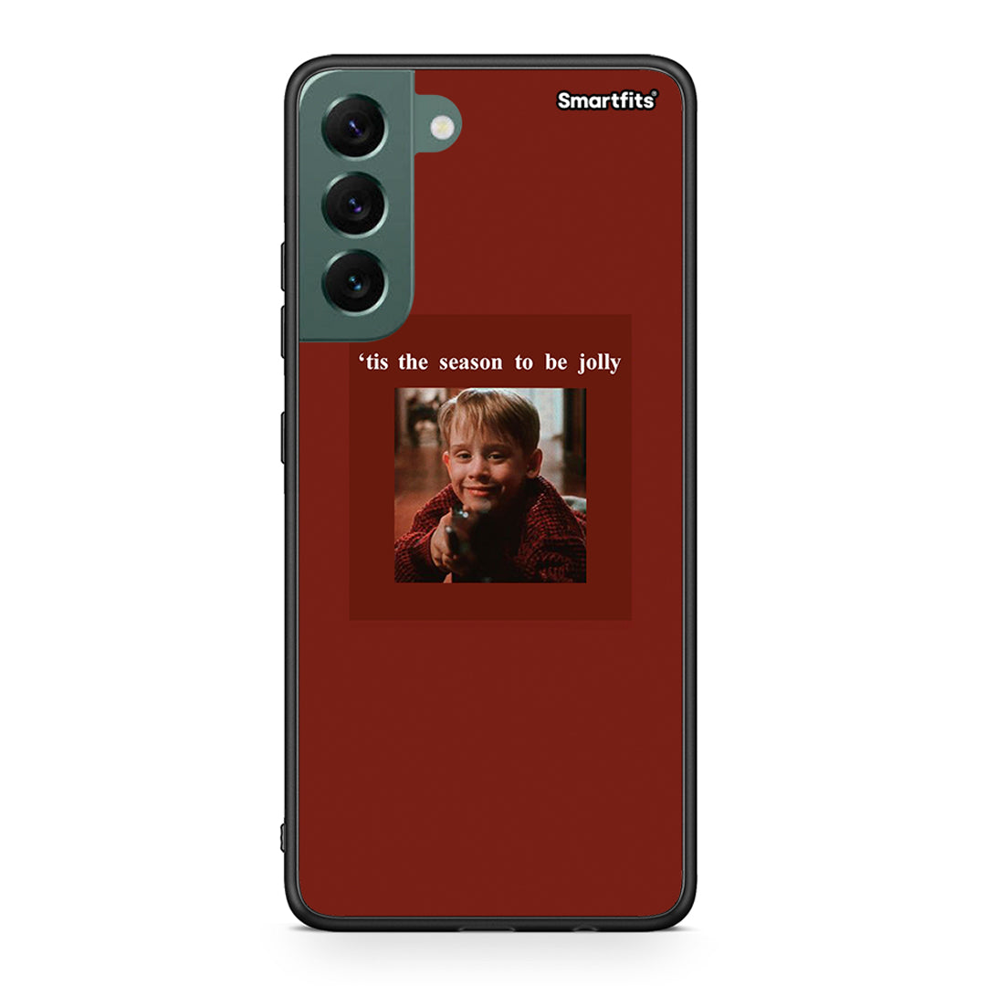 Samsung S22 Plus Xmas Ultimate Spirit θήκη από τη Smartfits με σχέδιο στο πίσω μέρος και μαύρο περίβλημα | Smartphone case with colorful back and black bezels by Smartfits
