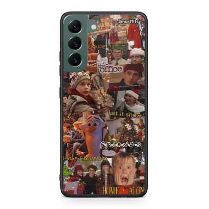 Samsung S22 Plus Xmas Wishes θήκη από τη Smartfits με σχέδιο στο πίσω μέρος και μαύρο περίβλημα | Smartphone case with colorful back and black bezels by Smartfits