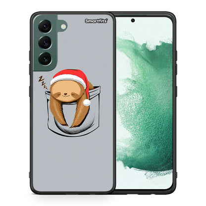 Θήκη Samsung S22 Plus Xmas Zzzz από τη Smartfits με σχέδιο στο πίσω μέρος και μαύρο περίβλημα | Samsung S22 Plus Xmas Zzzz case with colorful back and black bezels