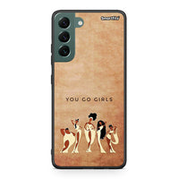 Thumbnail for Samsung S22 Plus You Go Girl θήκη από τη Smartfits με σχέδιο στο πίσω μέρος και μαύρο περίβλημα | Smartphone case with colorful back and black bezels by Smartfits