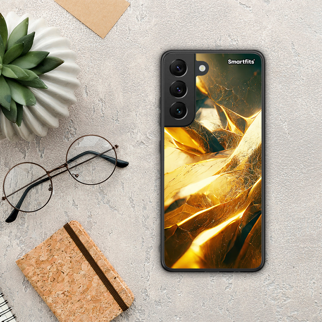 Real Gold - Samsung Galaxy S22 θήκη