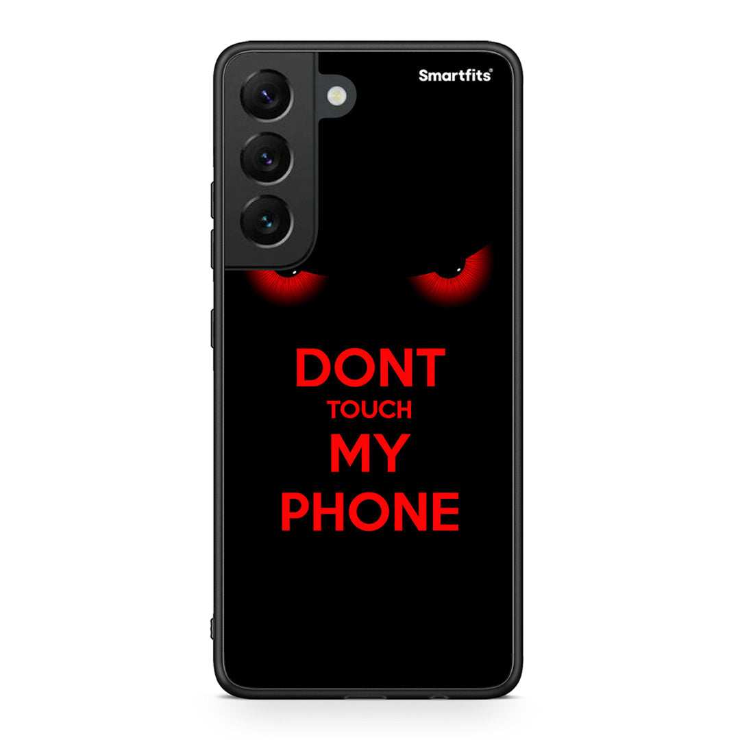 Samsung S22 Touch My Phone Θήκη από τη Smartfits με σχέδιο στο πίσω μέρος και μαύρο περίβλημα | Smartphone case with colorful back and black bezels by Smartfits