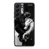 Thumbnail for Samsung S22 Yin Yang Θήκη από τη Smartfits με σχέδιο στο πίσω μέρος και μαύρο περίβλημα | Smartphone case with colorful back and black bezels by Smartfits