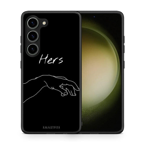 Θήκη Samsung Galaxy S23 Aesthetic Love 1 από τη Smartfits με σχέδιο στο πίσω μέρος και μαύρο περίβλημα | Samsung Galaxy S23 Aesthetic Love 1 Case with Colorful Back and Black Bezels